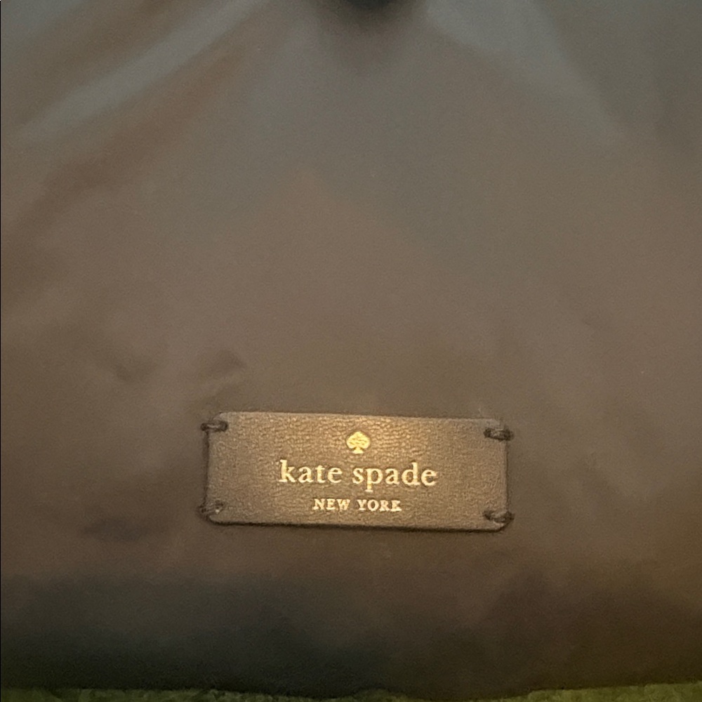 Kate Spade New York Portable Diaper Changing Station Black Nylon Magnetic Close - Picture 2 of 7